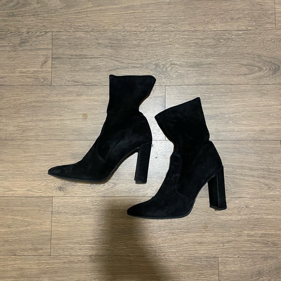 Stuart Weitzman Shoes - Stuart Weitzman Suede Sock Boots